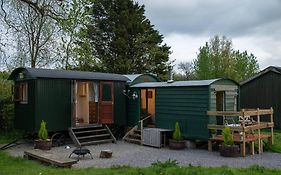 Shepherds Hut In Enclosed Field